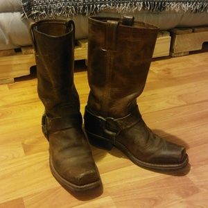 Frye harness boots